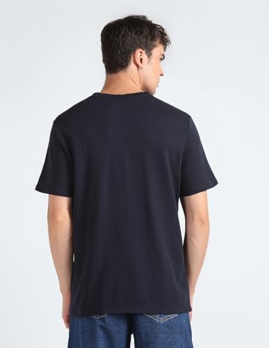 Calvin Klein Men's Smooth Cotton Solid V-Neck T-Shirt Dark Sapphire - image 5
