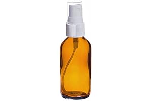 Perfume Studio Amber Glass Spray Bottle Set [4-Pack] 2oz Empty Spray Bottle