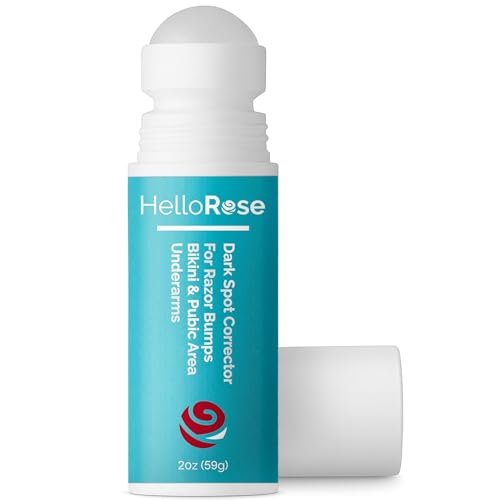 Hello Rose Smoothing Solution Ingrown Hair Treatment (Made in USA) - Razor Bumps Treatment for Women & Men, Ingrown Hair Serum to Soothe Redness & Razor Burn in Bikini line, Legs and Underarms