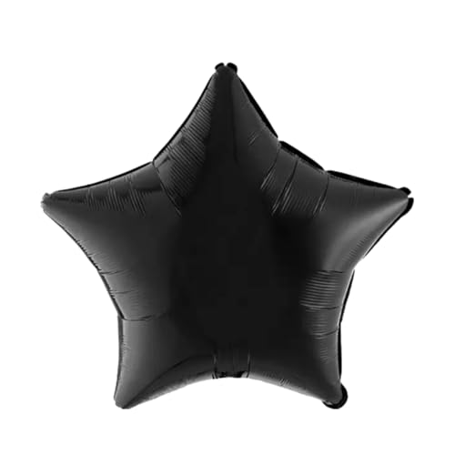 Image of Party Decorz Racing Bike Foil Balloon Set (1 Racing Bike Foil Balloon+ 2 Black Star Foil Balloons+ 2 Bike Wheels Round Foil Balloons) Perfect Racing Theme Decoration Balloon Set