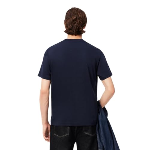 Image of Lacoste Men's Cotton T-shirt with Breast Pocket