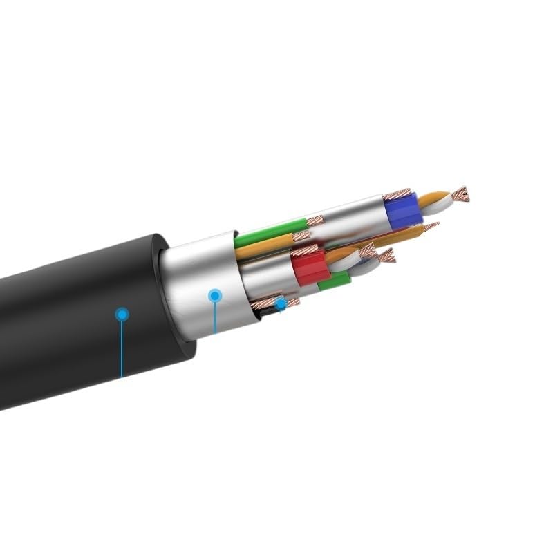 HONGP Cable Male to Male Cable 1080P 1m 1.5m 5m 10m 20m 15 Pin Cord Wire for Computer M>oni>tor Projector(20m)
