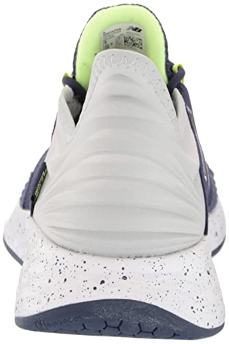 New Balance Tênis de corrida feminino Fresh Foam Roav V1, Maré Noturna/Lima Glo/Alumínio Claro, 8