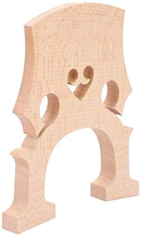 Alnicov Puente de violonchelo de madera de arce puente para 4/4 piezas de repuesto de violonchelo