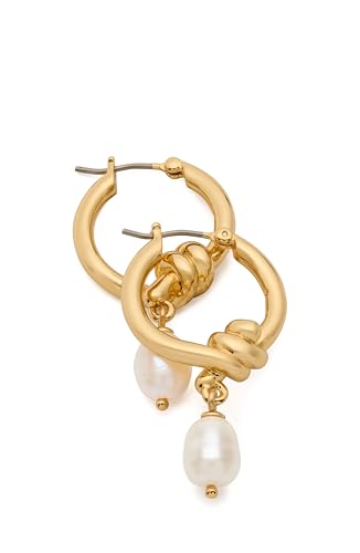 kate spade new york Ropes & Knots Pearl Drop Hoops2