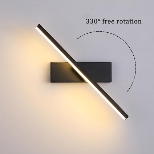 Lámparas de pared moderno minimalista con enchufe e interruptor 2