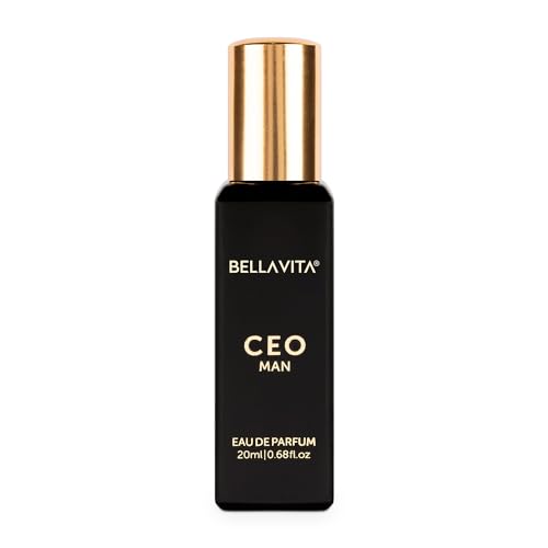 Bella Vita Luxury CEO MAN Eau De Parfum | Office Wear Perfume for Men with long lasting notes of Tonka and Agarwood 20 ML
