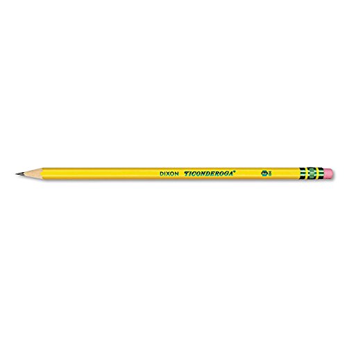 Lápices Dixon Ticonderoga #2 HB Caja 96 unidad Amarillo miniatura 2