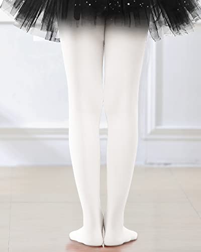 Image of Stelle Girls Ballet Dance Tights Footed for Toddler Kid School Class 2T-15Y