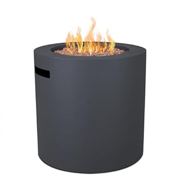hidden propane tank fire pit