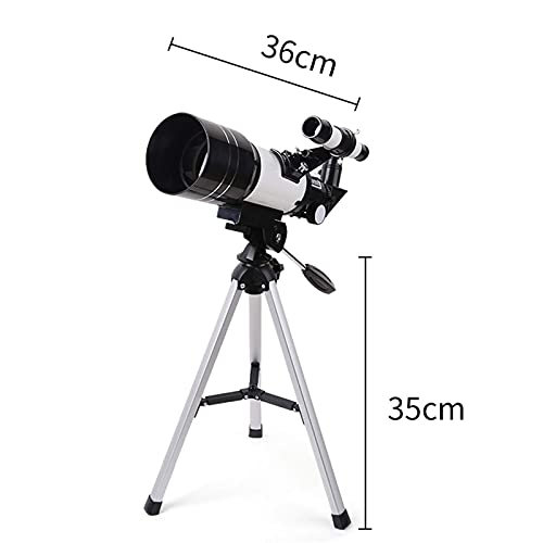 Telescopio Astronómico Refractor 70 mm Apertura 300 mm Focal miniatura 6