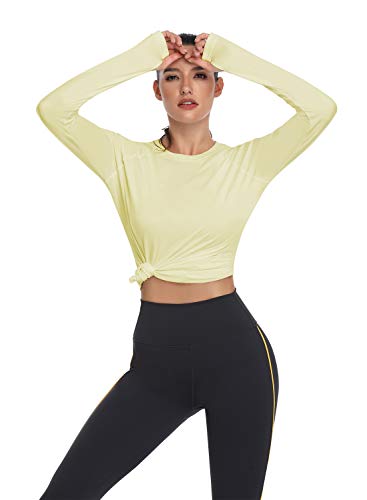 HISKYWIN Women's UPF 50+ Sun Protection Long Sleeve Shirts Outdoor Hiking Fishing Tops