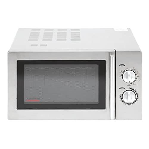 Caterlite Commercial Microwave Oven 900W Light Duty Stainless Steel Appliance