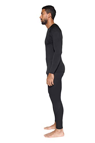 Image of Real Essentials 4 Pack: Men's Compression Long-Sleeve T-Shirt Athletic Cold Weather Baselayer (Available in Big & Tall)