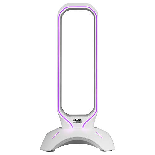 MARSGAMING-MHHXW-Soporte-Cascos-Gaming-RGB-Flow-2X-USB-20-Blanco