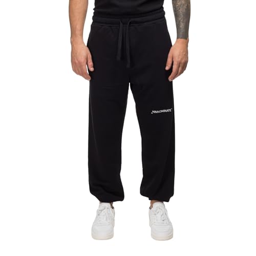 Pantalon noir en sweat de jogging décontracté coupe ajustée - 2