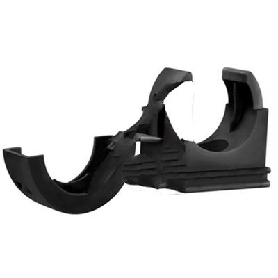 HellermannTyton 166-90180, PACC Conduit Clip, PA66 Nylon, 3/4 in. Dia., Black, 10/pkg