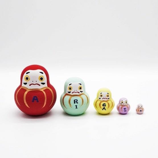 Amazon.co.jp: KIMURA & Co. ありがとうマトリョーシカだるま 日本 お
