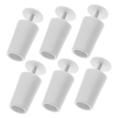 LIFKOME 6 Piezas Tapones Ciegos De Bambú Partes De Persianas Cortinas Enrollables Para Ventanas...