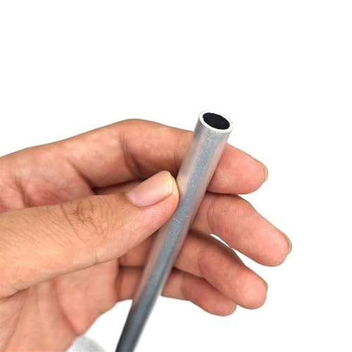 Leluo Tubo redondo de aluminio 6061 con diámetro exterior de 24 mm de pared delgada y gruesa for transporte de productos químicos Edificios(OD 24mm ID 13mm 245mm)