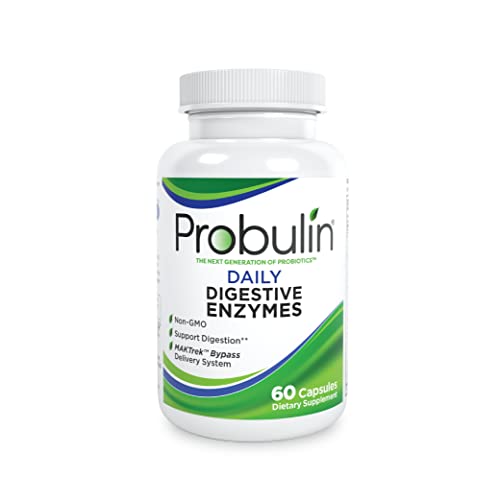 Probulin Daily Digestive Enzymes - Plant-Based Enzymes to Support Digestive Comfort, 60 Vegan Capsules