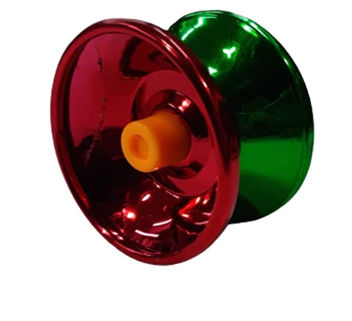 Image of Shivsoft Fine Quality High Gloss high Speed Metal YoYo Spiner Toy (1 pcs) Make in INDIAPack of 1--Green&Red