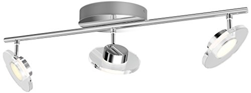 Spot de plafond Philips Glissette chrome à 3 lumières 3x500lm