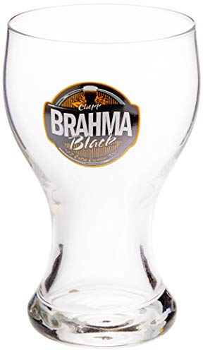 Brahma Black Box com 04 Copos para Chopp Ambev Transparente 430Ml