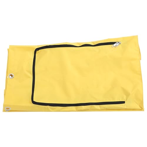 HEALSOPTHY Bolsa de Limpieza Industrial Gran Capacidad de Tela Oxford con Cremallera Frontal para Carro de Limpieza para Artículos y Ropa en Necesidades de Mantenimiento