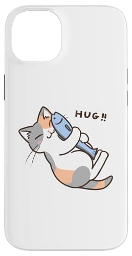 ������� HUG �˂������ (�p�X�e���O�єLver) ��邩�� ���킢�� �v���[���g �M�t�g �L�D�� �X�}�z�P�[�X iPhone 14 Plus �p