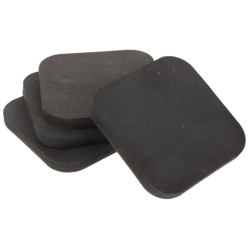 Pack de 4 Almohadillas para Cinta de Correr para Ejercicio, Tapete Protector de Piso, Absorben Choques y Reducen Ruido y Vibración 3.93 x 3.93 x 0.39 pulgadas miniatura 1