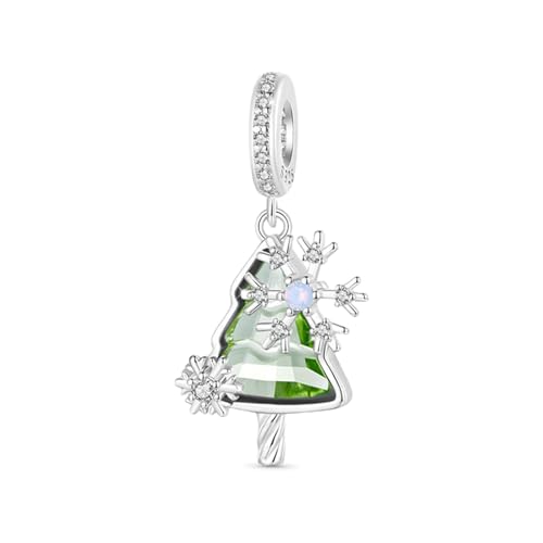 Image of GNOCE Christmas Charm Silver Plated & Sterling Silver Bracelet Gift