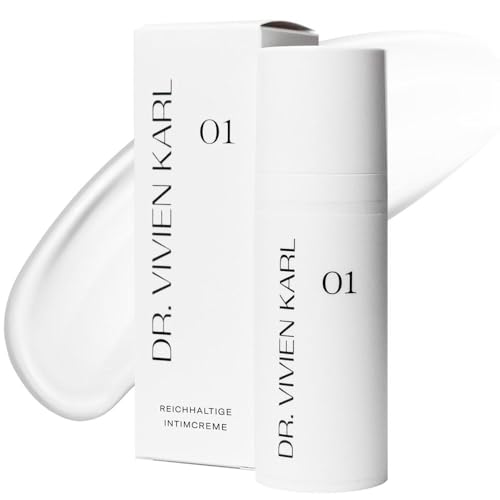 DR. VIVIEN KARL Intimcreme 01 | Intimpflege Damen zur Befeuchtung und Pflege | Feuchtcreme gegen Intimtrockenheit | Hormonfrei | Ohne Duftstoffe | In Apotheke entwickelt & Deutschland produziert 50 ml