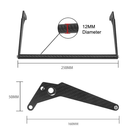Support de navigation moto en carbone pour fixation smartphone stable R1250GS