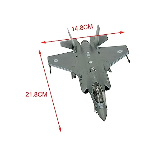 Modelo de avión F-35i escala 1 72 de metal con soporte para coleccionistas 6