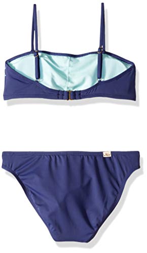 Image of Hobie Girls' Bandeau Bikini Top and Hipster Bottom Swimsuit Set