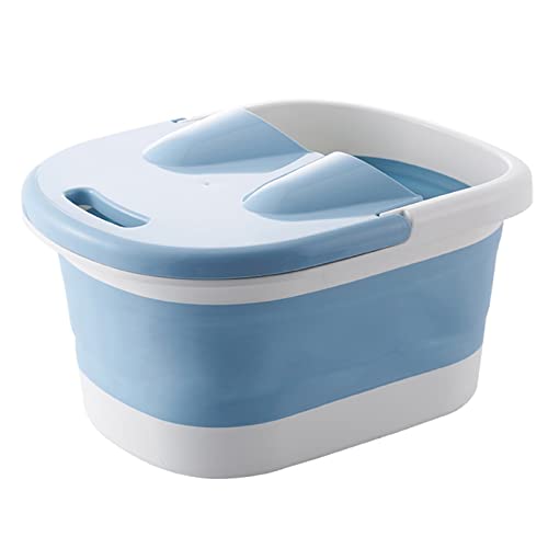 Tina de Masaje para Pies Plegable Ymiko Azul miniatura 6