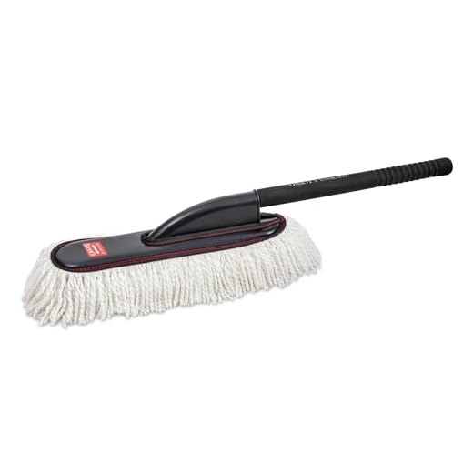 Griot's Garage Microfiber Car Duster for Cleaning and Detailing Delicate Surfaces, Extended Reach, Storage Bag Included, 26" L x 14" W, 11416