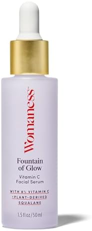 Womaness Fountain of Glow - 8% Vitamin C Serum, Menopause Skincare, 30ml