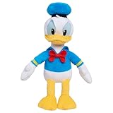 Disney Junior Mickey Mouse Small Plushie Donald Duck Stuffed Animal, Kids Toys for Ages 2 Up by Just Play