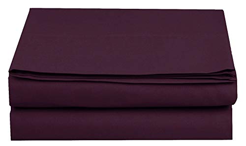 Luxury Fitted Sheet on Amazon Elegant Comfort Wrinkle-Free 1500 Premier Hotel Quality 1-Piece Fitted Sheet, Twin/Twin XL Size, Purple - image 1