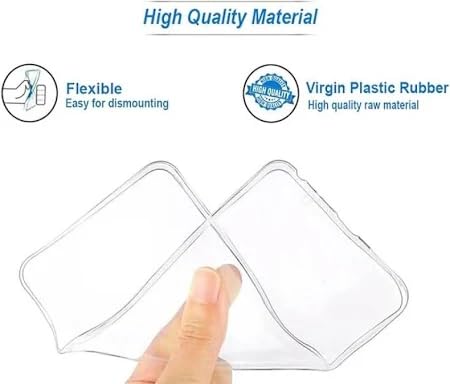 Image of for [Realme 14 pro] Case,[Realme 14 pro] Phone Back Case Cover Clear Transparent [1MM] TPU Shock-Absorption Flexible Cell Phone Cover for [Realme 14 pro] - Transparent