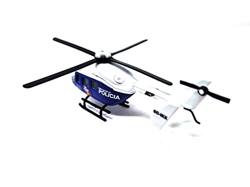 PLAYJOCS GT-8130 Hubschrauber Nationale Polizei, Fahrzeug für Kinder und Sammler.