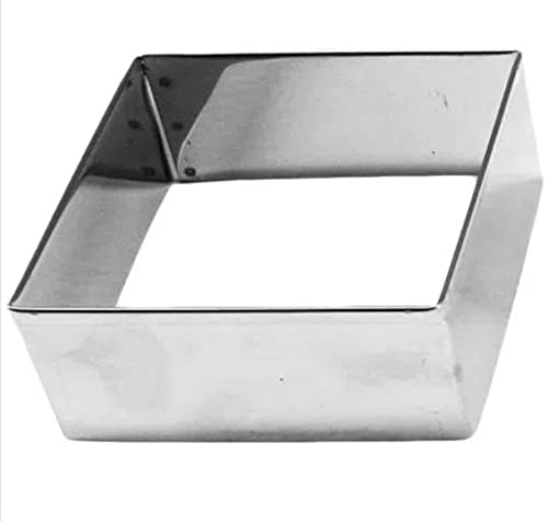 Cortador Quadrado 6cm E 5cm Corte Brownie, Massas - 2 Peças