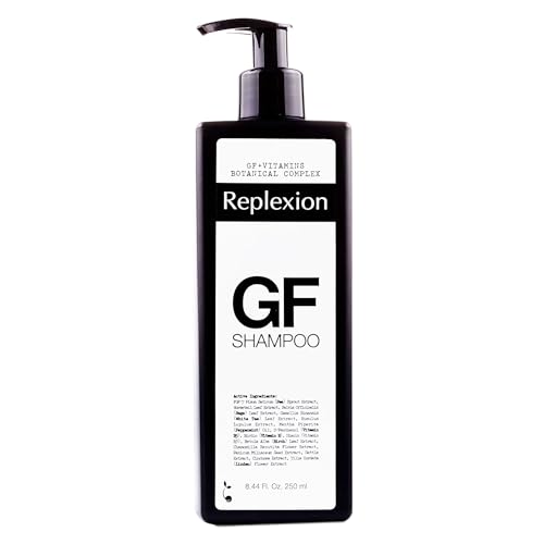 Replexion Hair Growth Shampoo, Healthy Scalp and Thicker Hair with Botanical Growth Factor, Reduce Hair Loss