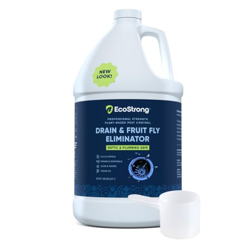 Comparison: Best Insecticide For Drain Flies 10 Fruit Fly Drain Treatment | Drain Fly Eliminator | All-Natural, Eliminates Gnats, Sewer Flies and More - Works in All Drains - 1 Gallon