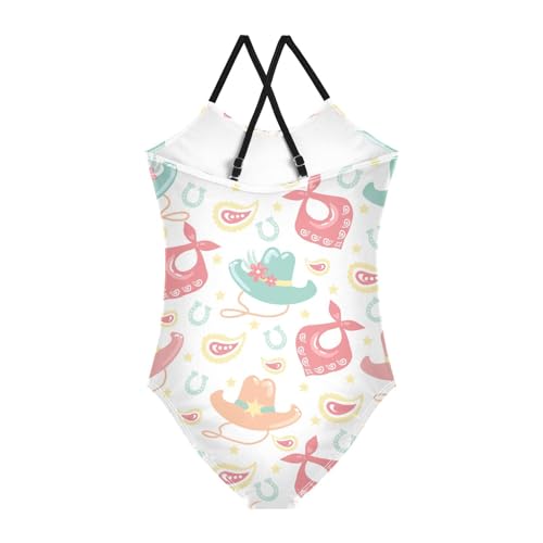 Image of Ollabaky Girls One Piece Swimsuit Bathing Suit Beachwear 3-10T
