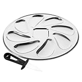 VINTORKY Austernteller-set Aus Edelstahl Austernöffner-werkzeuge Meeresfrüchte-werkzeug-set Austern-servierplattenschneider Für Das Heimrestaurant Zufälliger Stil