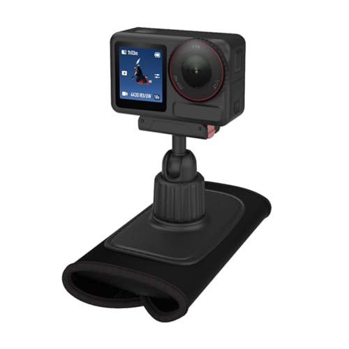 Homirty Support Magnétique pour Bretelle de Sac à Dos - Fixation Rapide pour DJI Osmo Action 3/4/5 Pro | 360° Réglable & Amorti | Idéal pour VTT, Moto,...