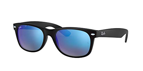 Ray Ban Unisex Sunglasses, Black Lenses Nylon Frame, 55mm